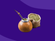 Loose tea leaves and gourd - yerba mate benefits