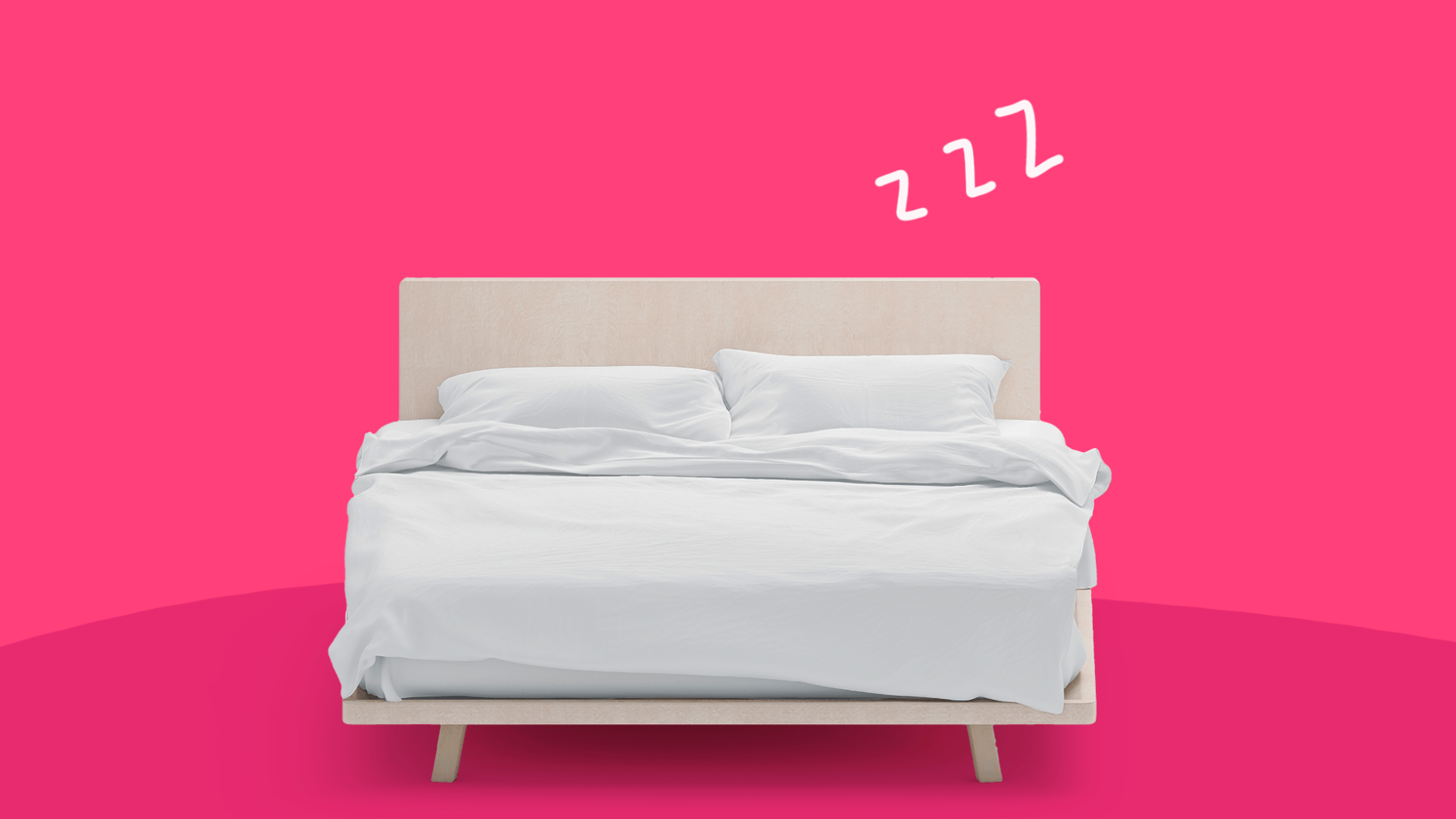 Bed with white linens: Best way to sleep