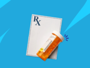 Rx pill bottle and prescription pad: Propranolol interactions