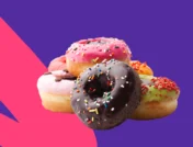 A stack of donuts — can you get diabetes from eating too much sugar?