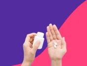 Hands holding a pill bottle and pills - Side effects of Zoloft for women
