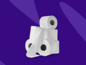 A stacked pile of toilet paper: What causes lower back pain and black stool?