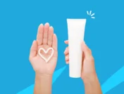 hands holding a tube of cream - triamcinolone for eczema