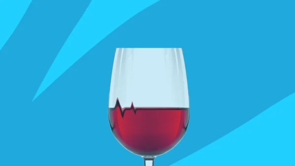 glass of red wine - alcohol and cholesterol