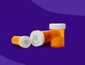 Three Rx pill bottles: Carvedilol interactions to avoid