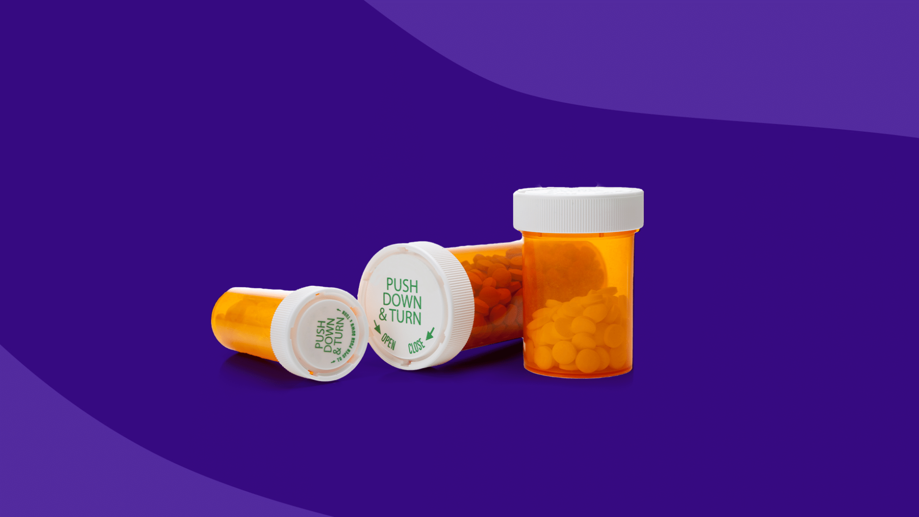 Three Rx pill bottles: Carvedilol interactions to avoid