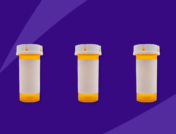 Three Rx pill bottles: Ciprofloxacin interactions to avoid