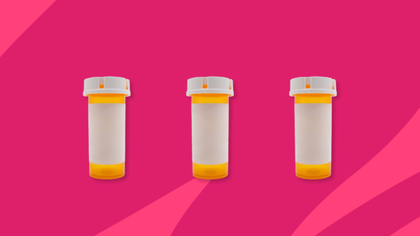 Three Rx pill bottles: Doxycycline-hyclate interactions