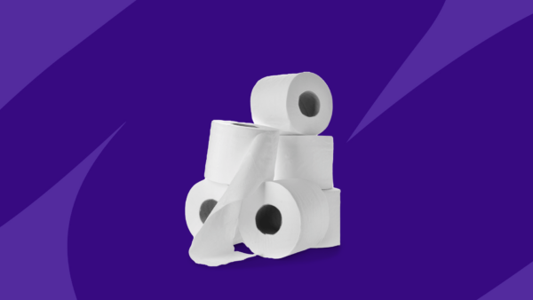 A stack of toilet paper rolls: What will make you poop fast?