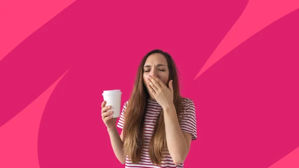 Woman yawning: does depression make you tired?