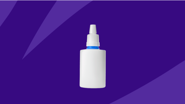 Bottle of eye drops: How long does eyelid eczema last?
