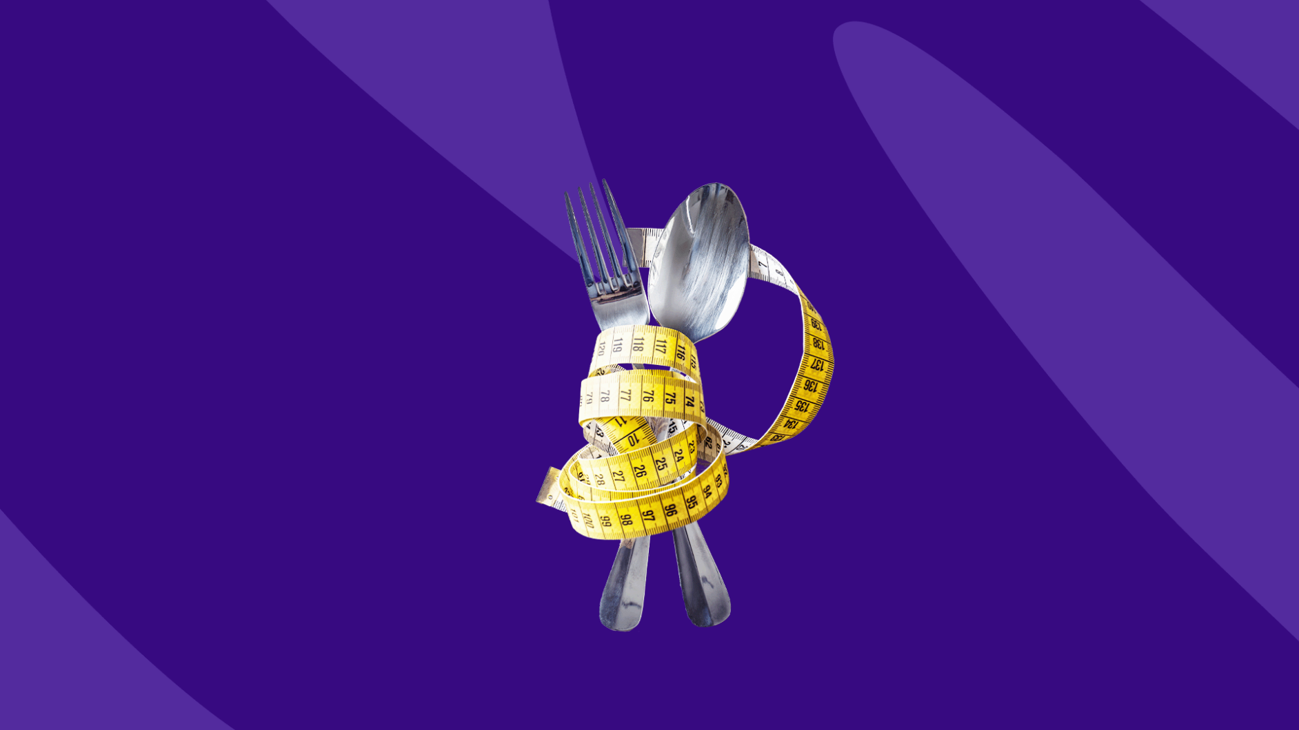 A fork and spoon tied together with measuring tape: How quickly does Wegovy work?