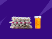 A stack of Rx pills and a Rx pill bottle: Ketorolac interactions