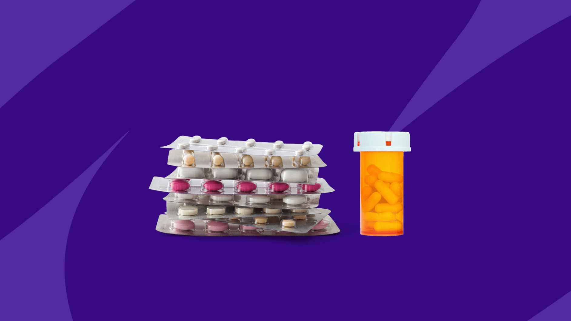 A stack of Rx pills and a Rx pill bottle: Ketorolac interactions
