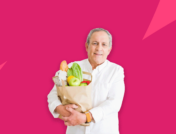 A doctor holding a bag of groceries: Radish benefits