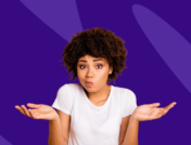 A woman shrugging her shoulders: RNon-itchy red spots on skin: Causes & treatment options