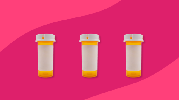 Three Rx pill bottles: Rinvoq without insurance