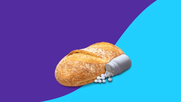 bread next to tablets - foods to avoid while taking metformin