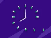 a clock made of pills - how long does vyvanse take to work