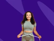 Person measuring their waist with a tape measure - l-tyrosine dosage for weight loss