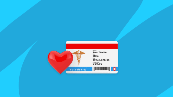 A Medicaid card and a heart