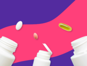 Three open OTC pill bottles: Can you get phentermine over the counter?