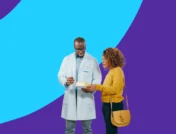 pharmacist talking to a patient - diabetes support