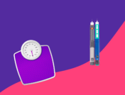 A scale and two injector pens for medication: How much weight can you lose in a month with Ozempic?