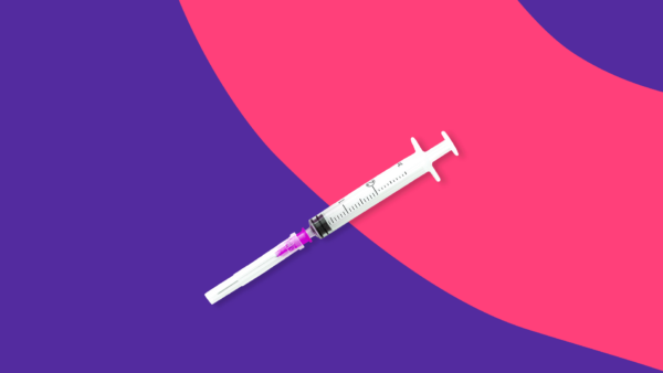 A vaccine syringe: Is Shingrix covered by Medicare?