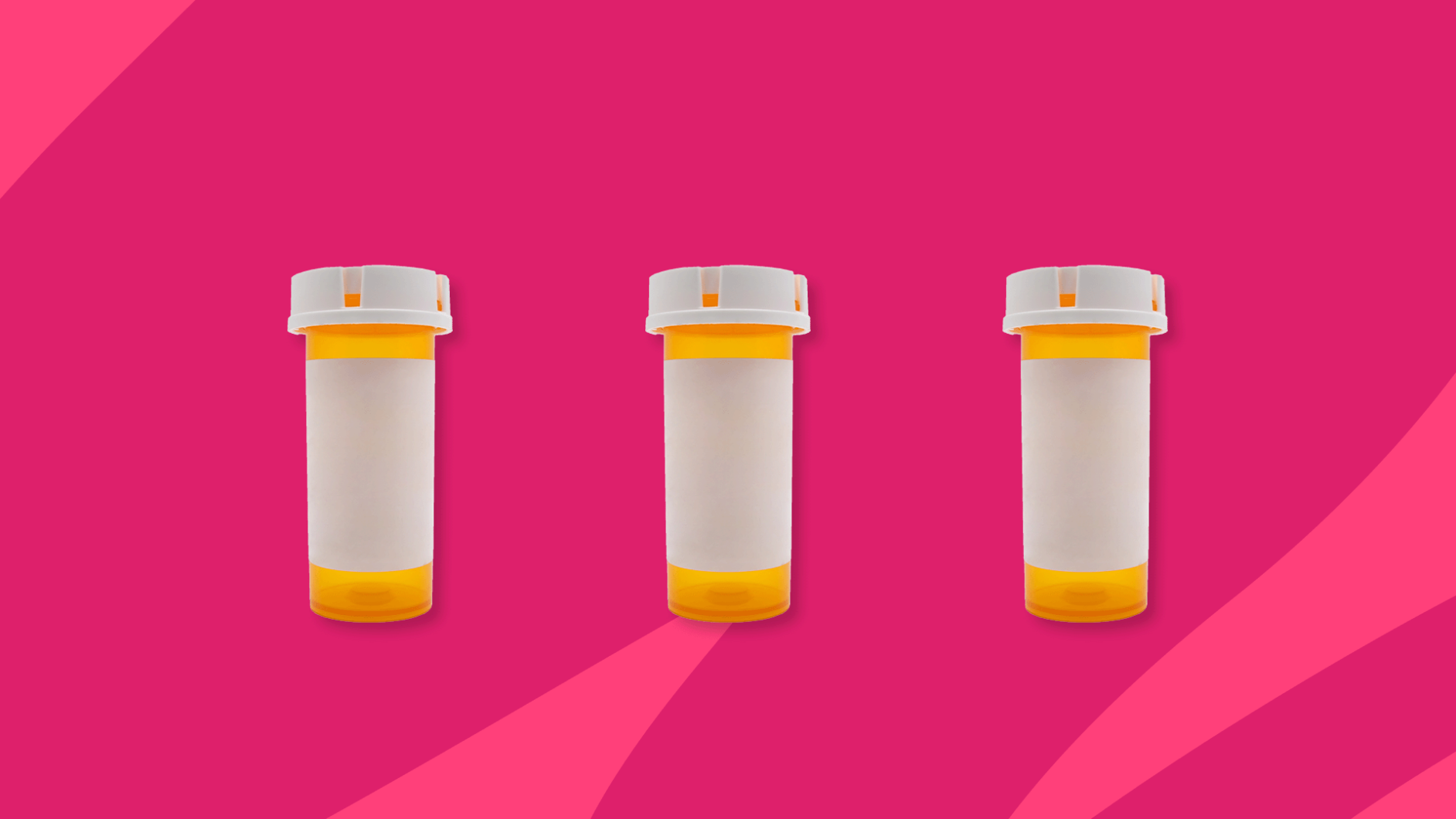 three Rx pill bottles: Nurtec alternatives