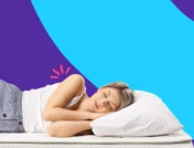 A woman lying down | How to stop night sweats