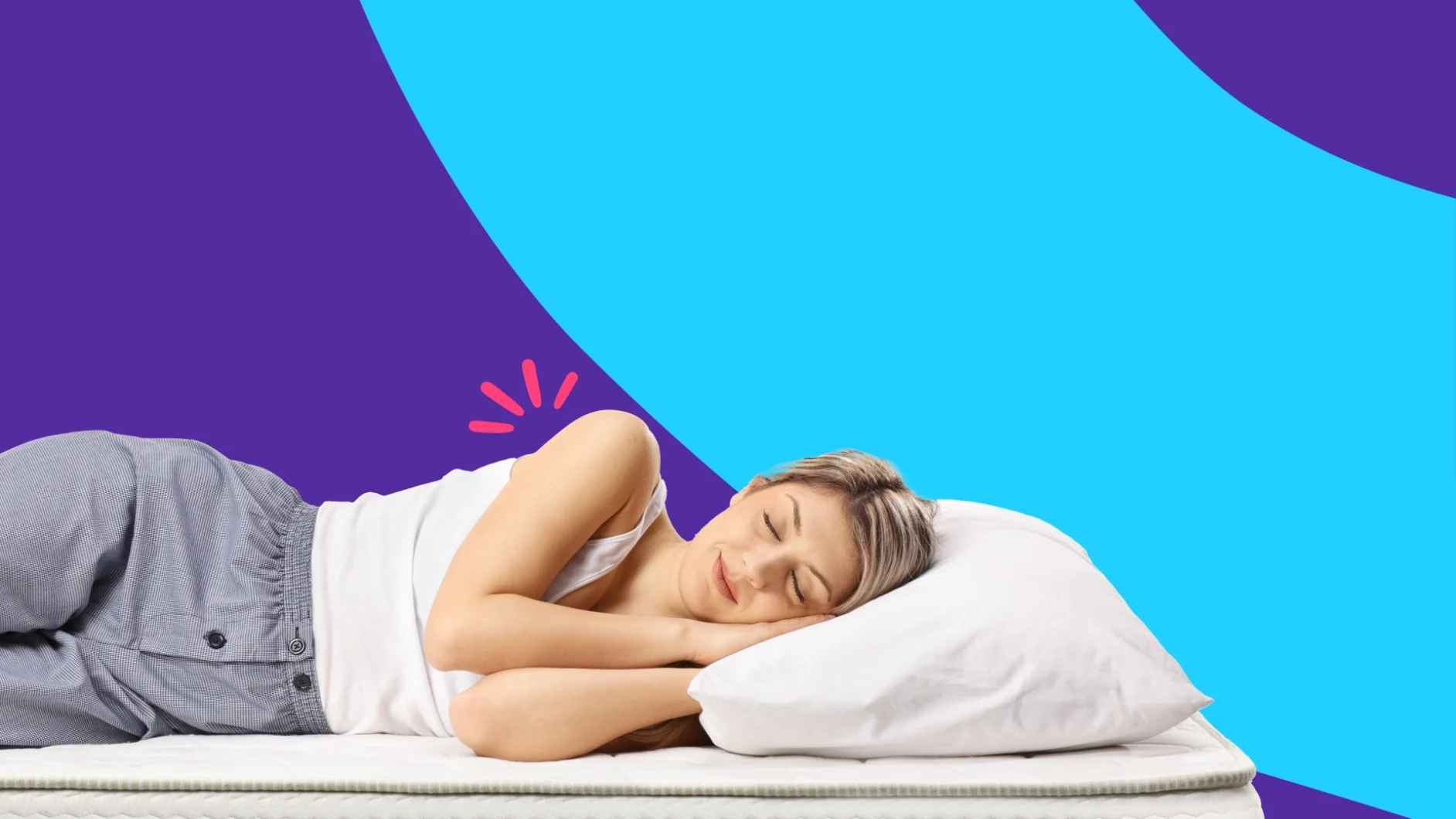 A woman lying down | How to stop night sweats