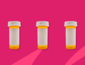 Three Rx pill bottles: Biktarvy alternatives