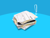 A stack of paperwork with an exclamation mark: Cigna prior authorization for Ozempic, Wegovy, Mounjaro & Zepbound