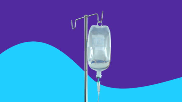 An iv bag hanging on a hook: Remicade for ulcerative colitis: Dosage, efficacy & more