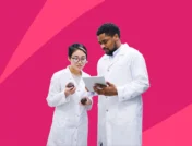 Two pharmacists discussing what are SSRIs used for