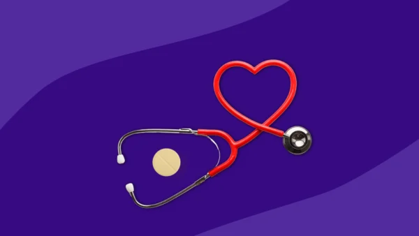 A pill inside a heart-shaped stethoscope | How long does it take for hydrochlorothiazide to lower blood pressure?