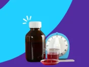 Cough syrup next to timer - how long does NyQuil last