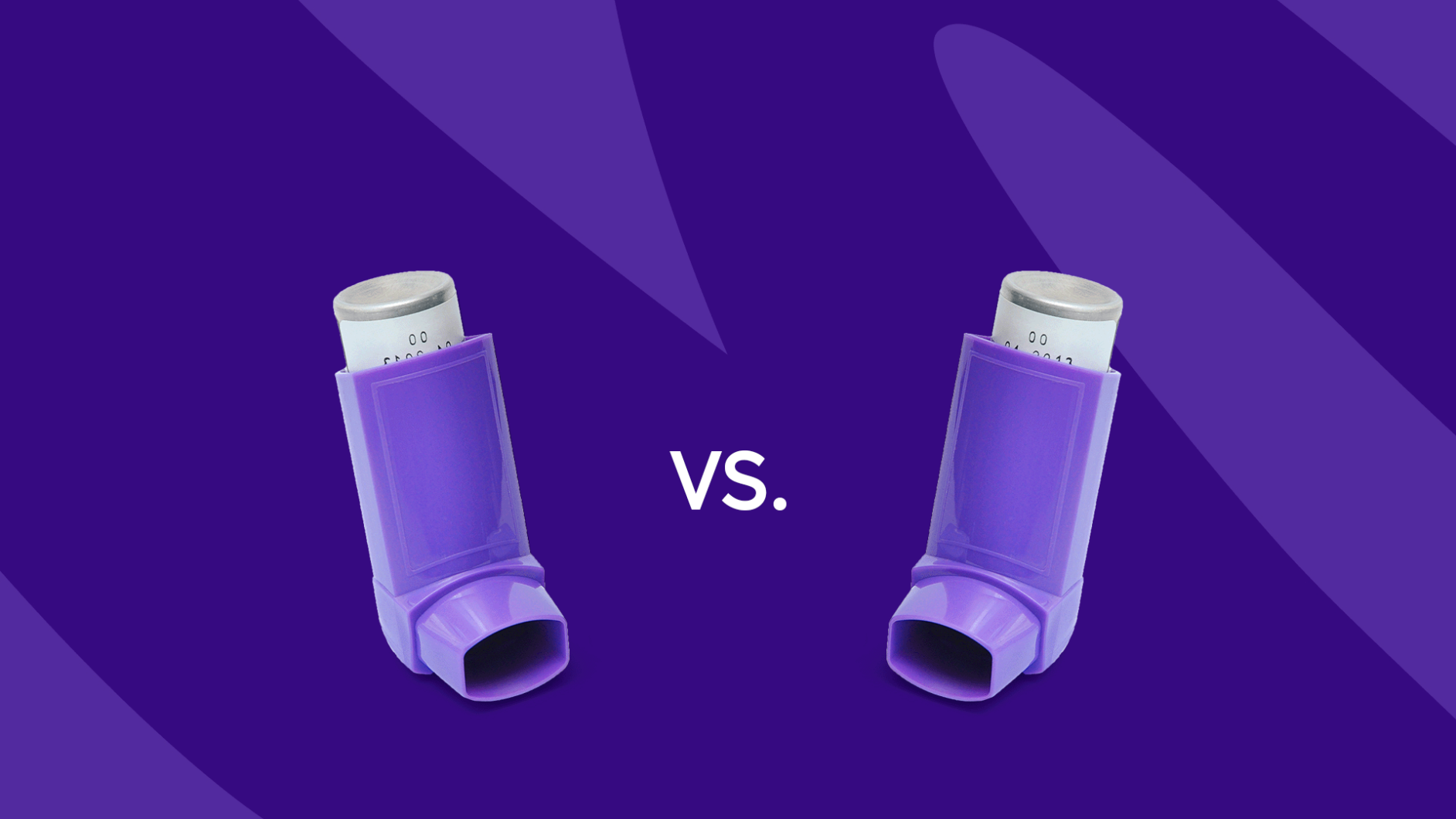 Two inhalers with "vs." between them: Anoro vs. Trelegy