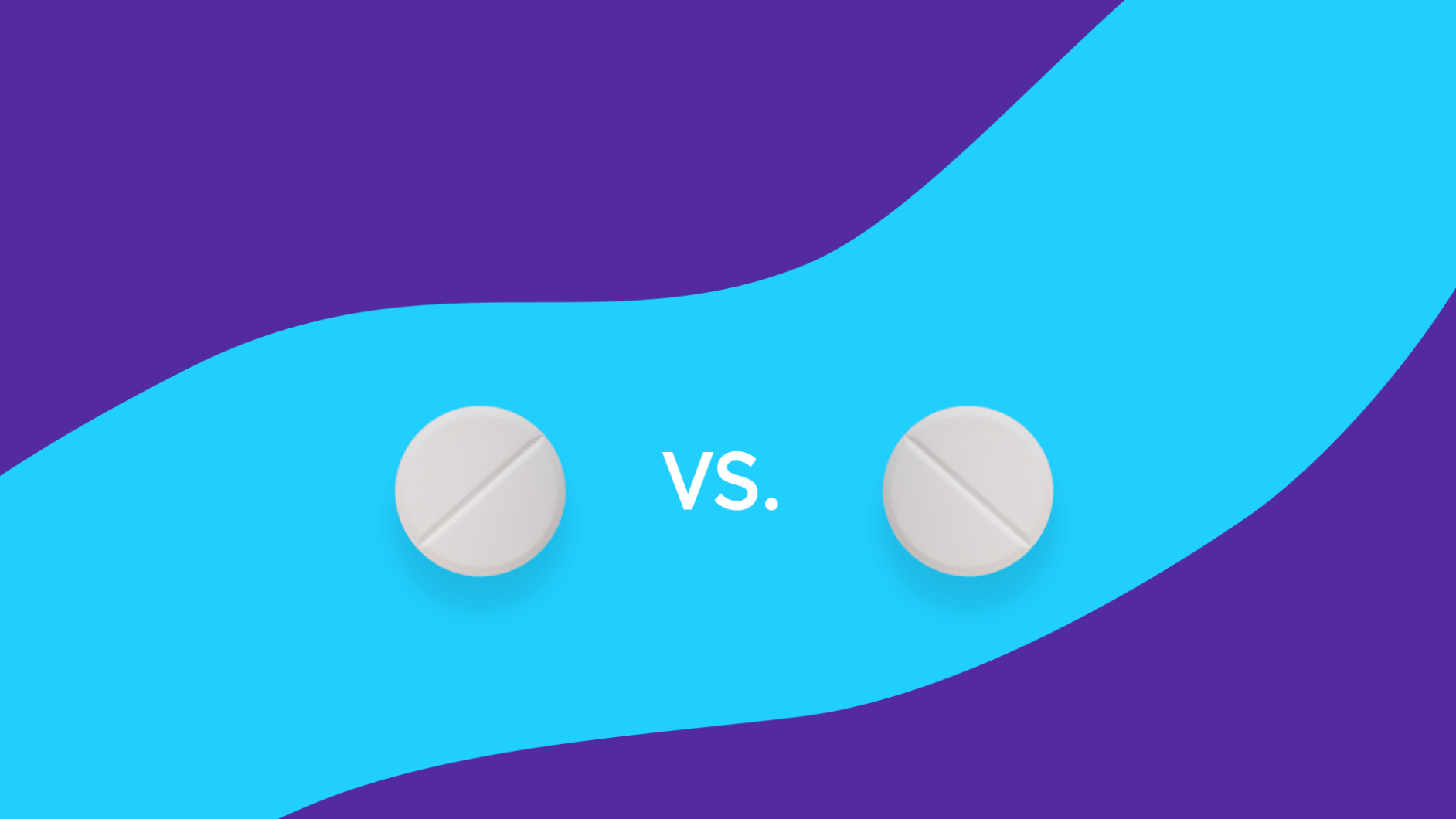 Two Rx tablets: Losartan vs. metoprolol