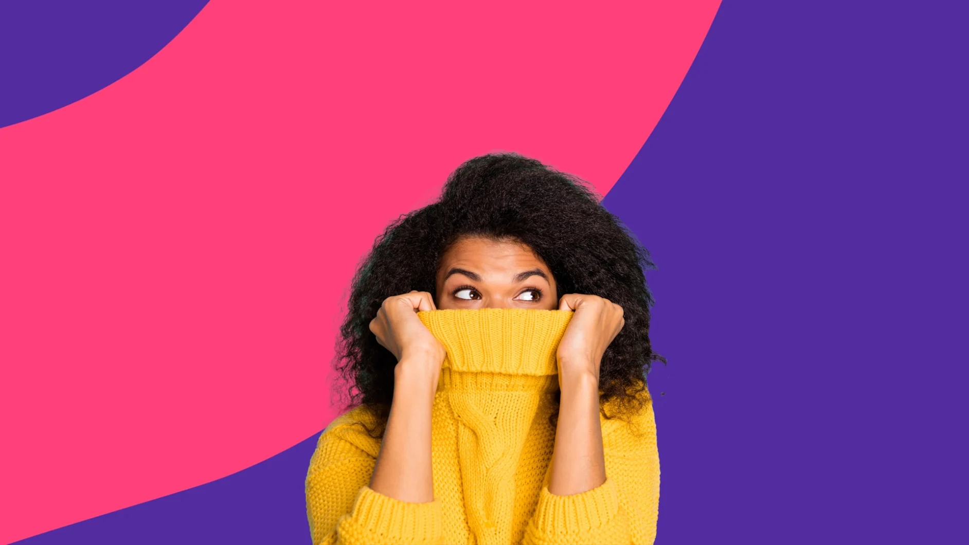 A person pulling a turtleneck over the lower half of their face: Does Adderall cause acne?