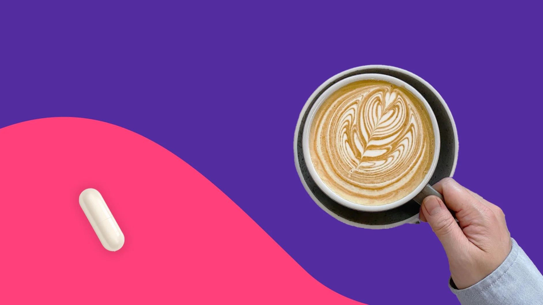 coffee next to tablet - Linzess and coffee