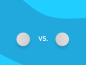 Rx pills representing Trazodone vs. Xanax