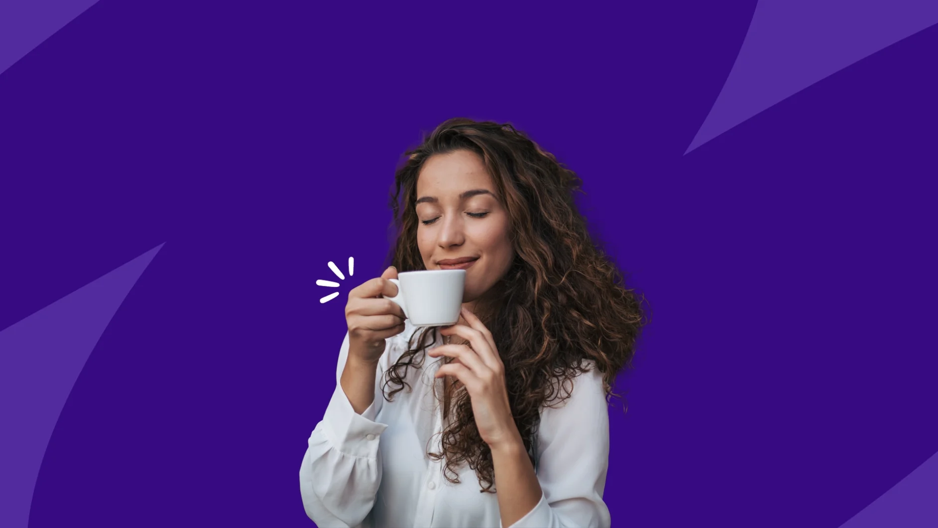 Person drinking a cup of coffee - omeprazole and coffee