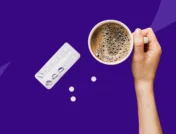 Cup of coffee next to tablets - foods to avoid while taking spironolactone