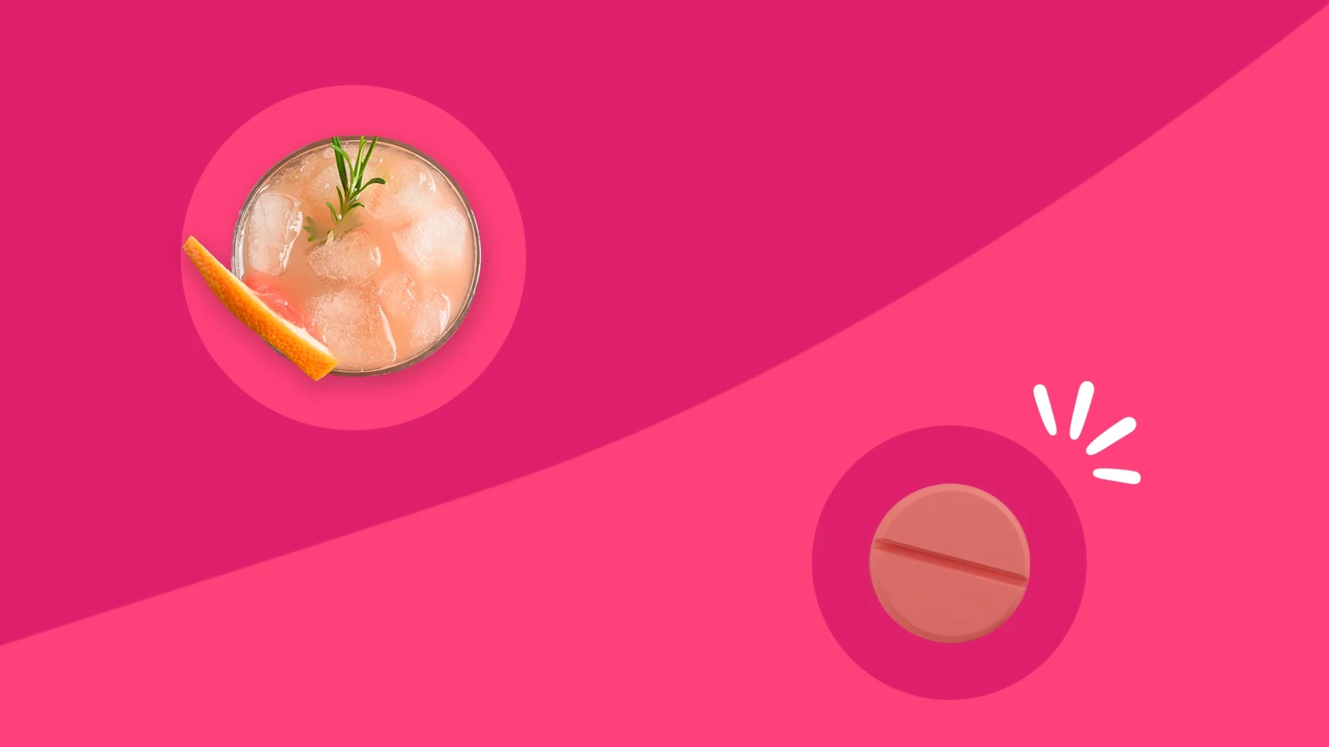 Cocktail next to a tablet - amitriptyline and alcohol