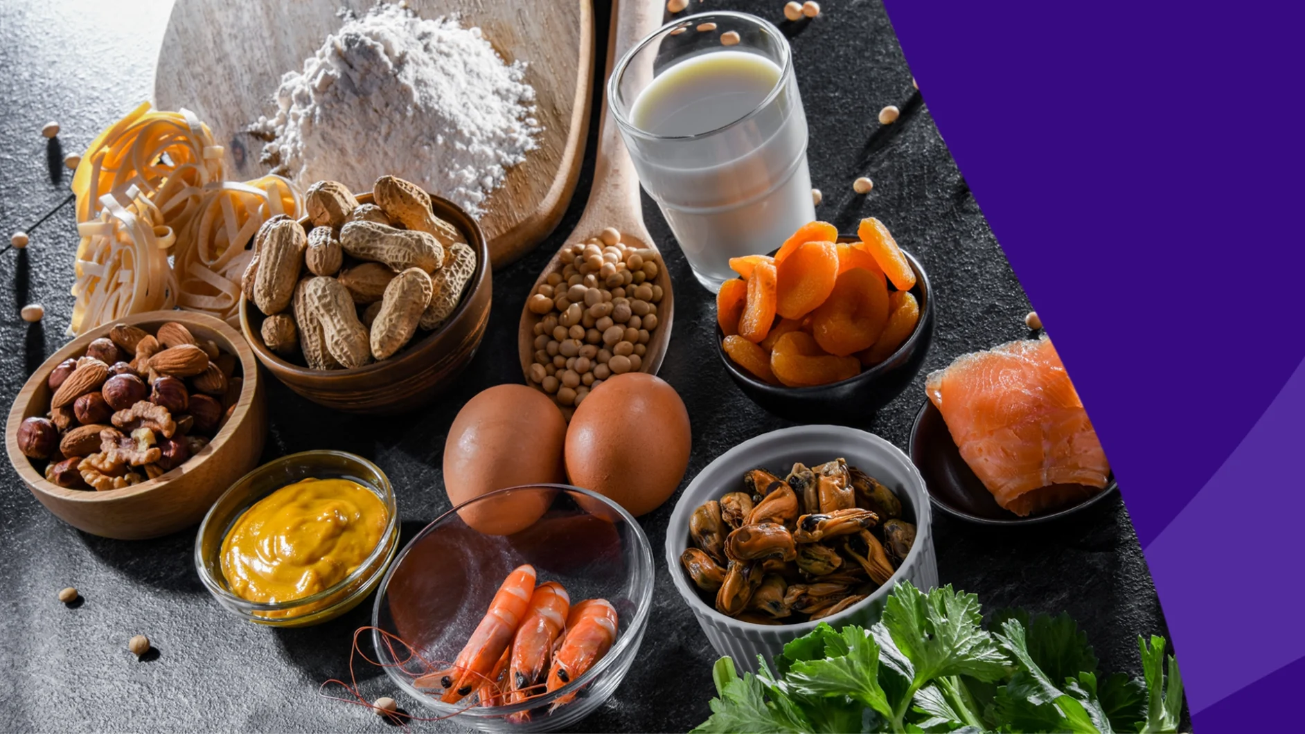 Image of different foods - foods to avoid while taking calcitriol