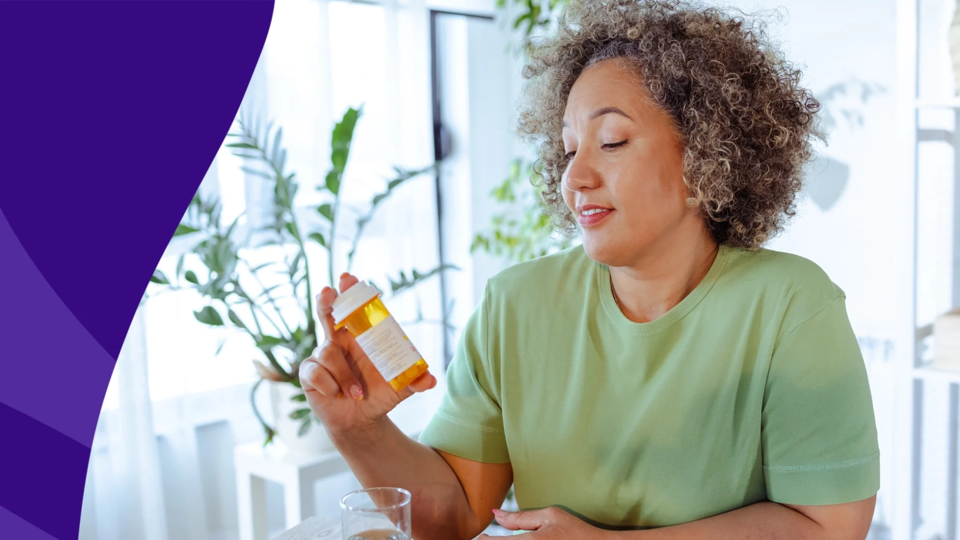 Person holding a prescription bottle - does gemtesa cause weight gain