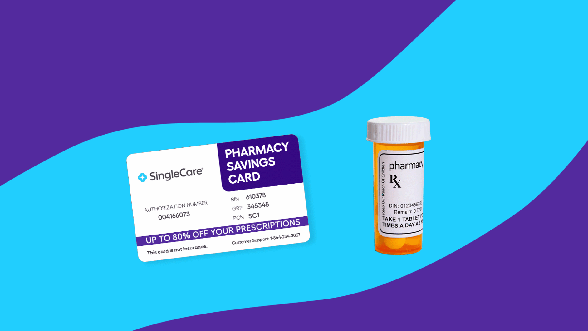 Rx savings card and pill bottle: Victoza versus Ozempic cost