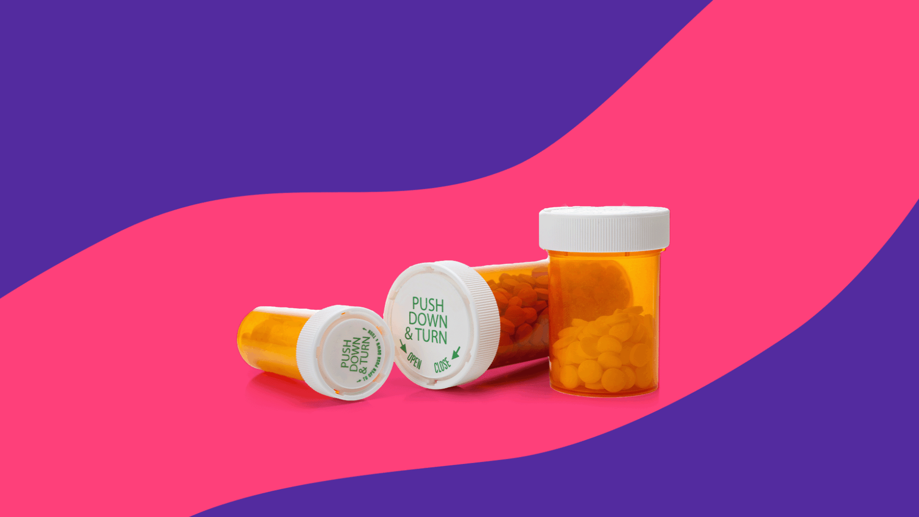 Three prescription bottles: How much does Veozah cost without insurance?